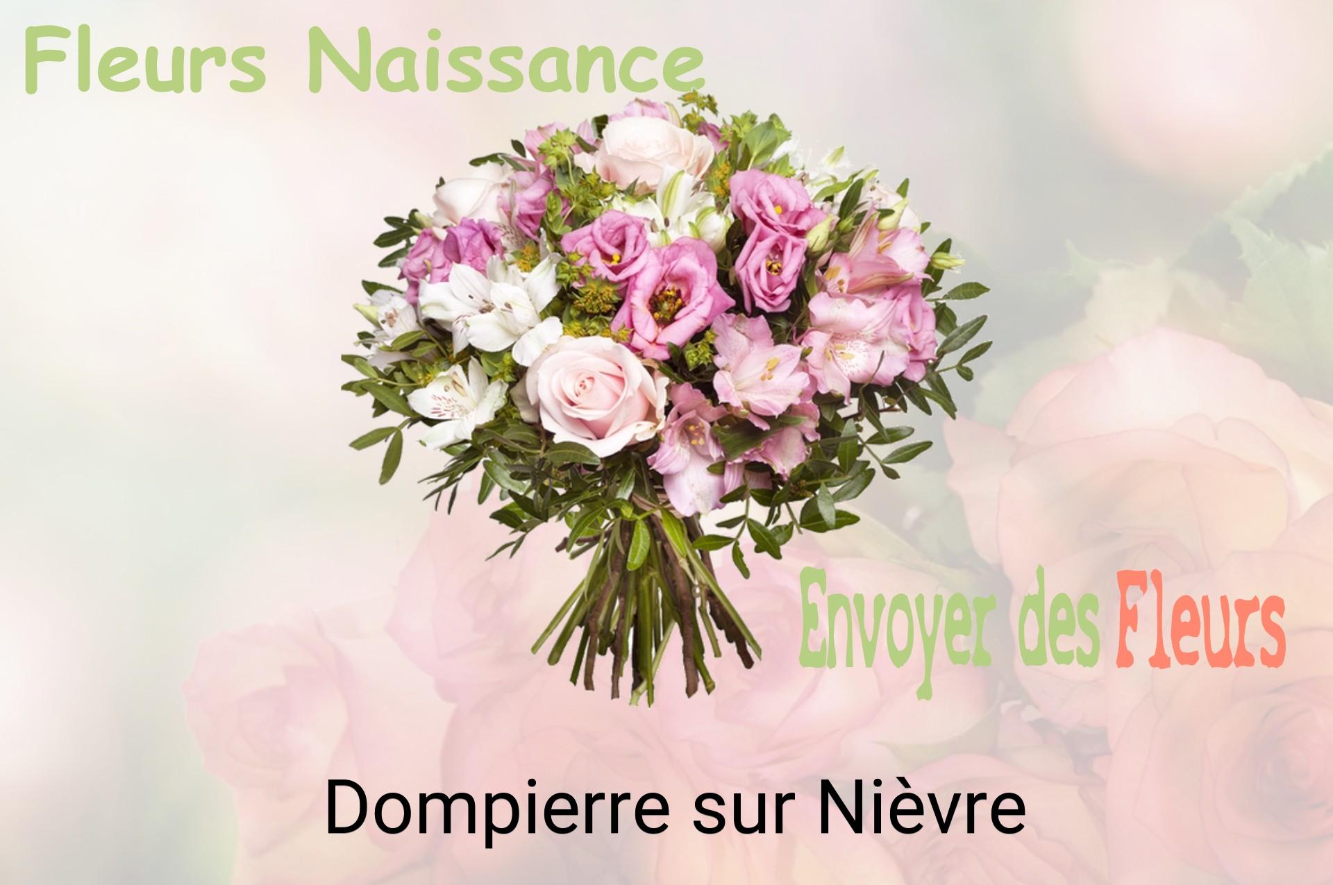 Bouquet de fleurs de naissance livré à Dompierre-sur-Nièvre