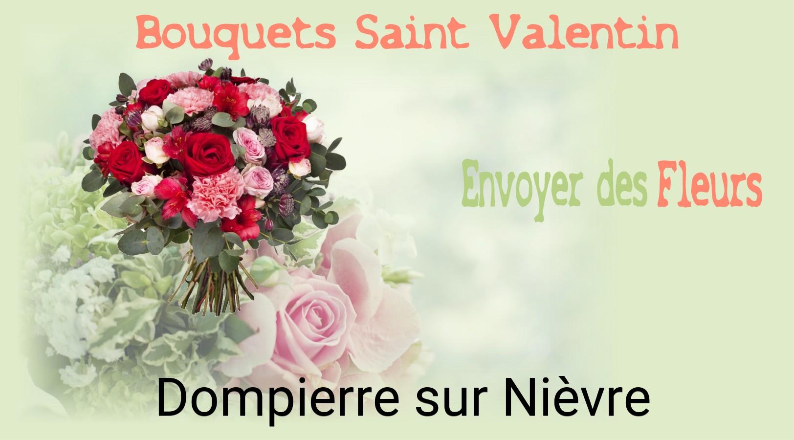 Roses de Saint-Valentin livrées à Dompierre-sur-Nièvre